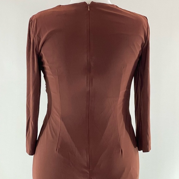 Ieena for Mac Duggal Keyhole Draped Gown, 8 (flaw) - Picture 9 of 12